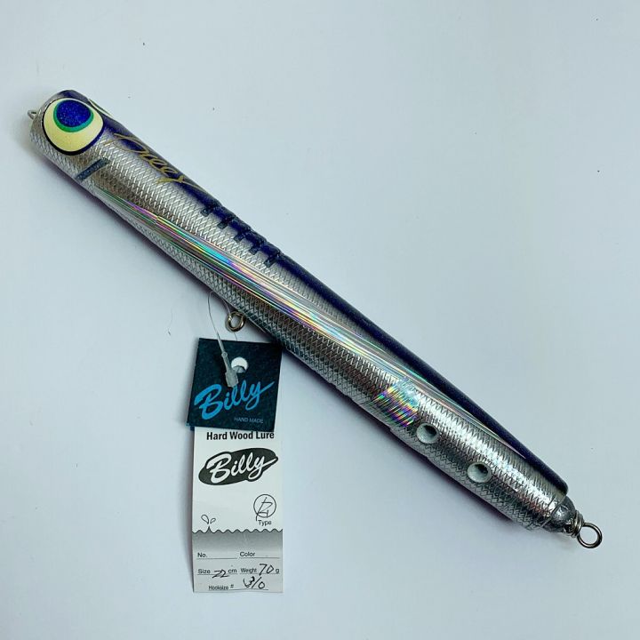 Billy ルアー ポッパー Hard Wood Lure 22cm 70ｇ Billy ブルー系｜中古｜なんでもリサイクルビッグバン