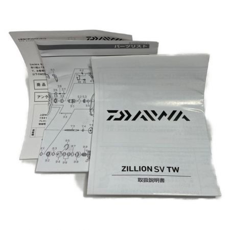  DAIWA ダイワ  ベイトリール ZILLION SV TW 1016SV ZILLION SV TW 1016SV