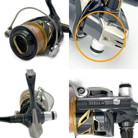  SHIMANO シマノ 19 STELLA SW 10000PG スピニングリール 03967 ラインストッパー/ハンドルノブ付