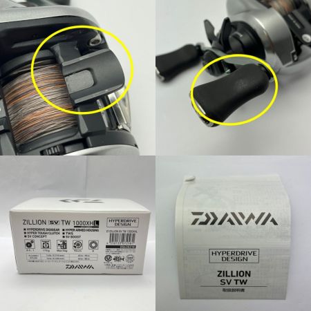  DAIWA ダイワ ベイトリール　21ジリオンSV　TW1000XHL 21ｼﾞﾘｵﾝSV TW1000XHL