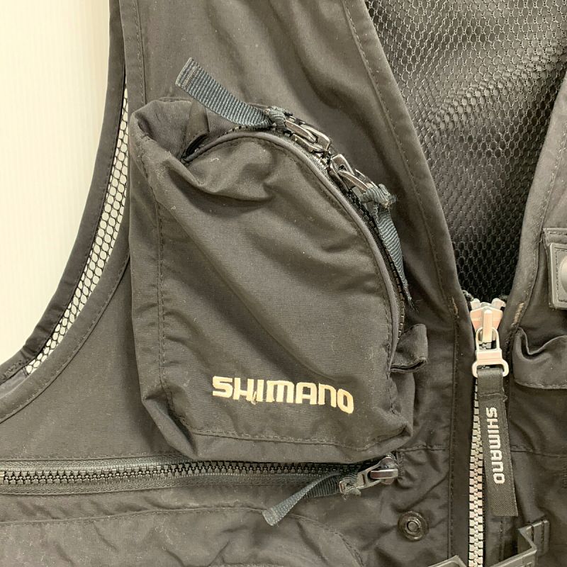 中古】 SHIMANO シマノ フィッシングベスト VE-032J ブラック｜総合