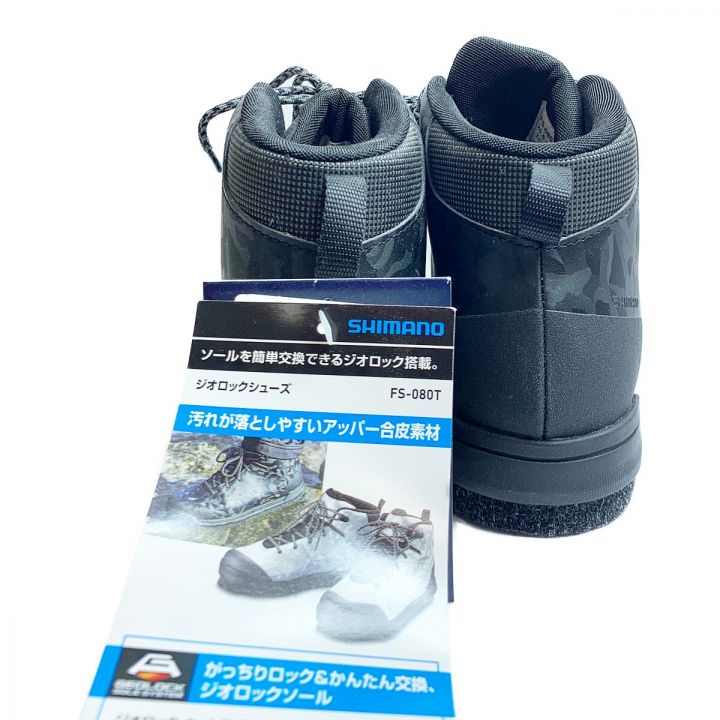 SHIMANO シマノ ジオロックシューズ 26.5cm FS-080T ブラック SHIMANO シマノ ジオロックシューズ 26.5cm FS-080T ブラック