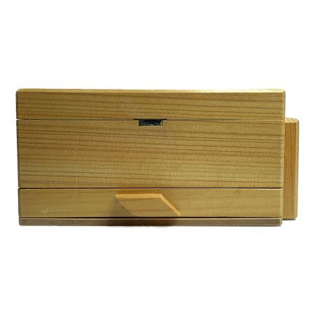  ささめ針 Kiraku　ささめ針　餌箱　木製　釣り小物