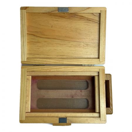  ささめ針 Kiraku　ささめ針　餌箱　木製　釣り小物