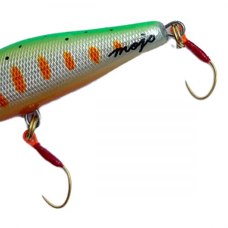 mojo  handmade works 　ミノー 50  5.2g mojo50  グリーン x オレンジ