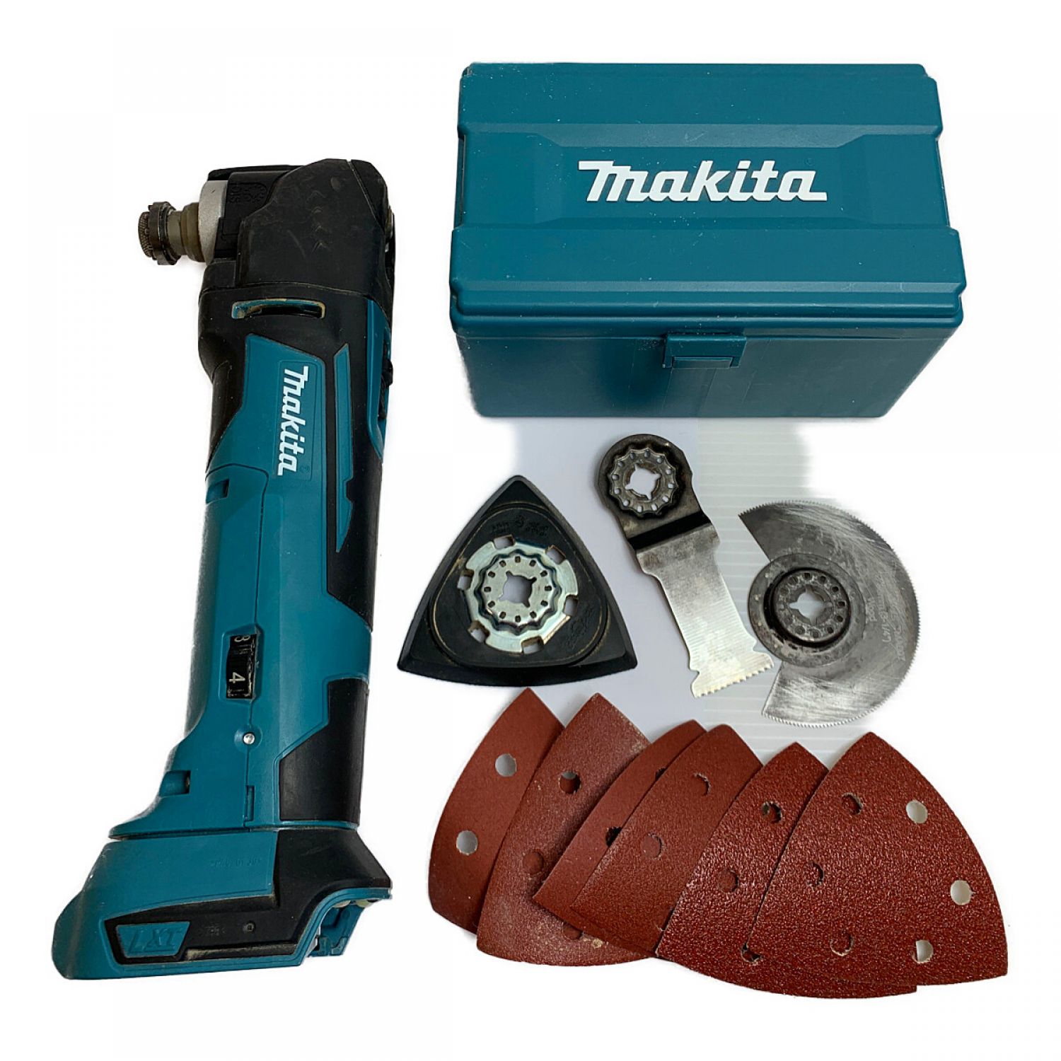 中古】 MAKITA マキタ 充電式マルチツール 18V TM51D グリーン Bランク