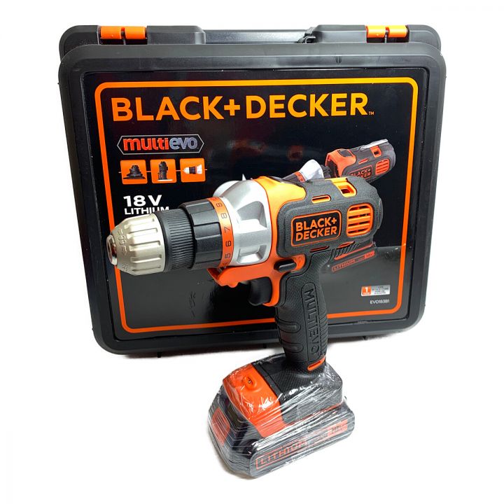 BLACK+DECKER ブラックアンドデッカー マルチツール ベーシック EVO183B1 ブラック×オレンジ x  オレンジ｜中古｜なんでもリサイクルビッグバン