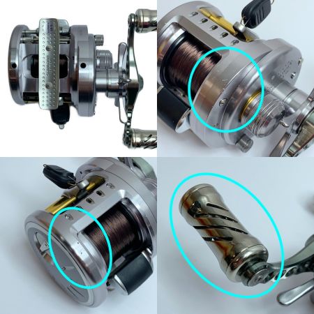  SHIMANO シマノ ベイトリール  09カルカッタコンクエス  デプスハンドルト200DC 02281