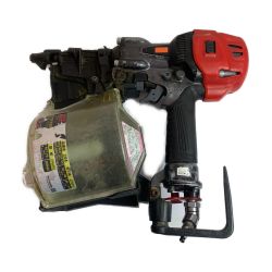 ♭♭ MAX マックス 高圧コイルネイラ  90mm 本体のみ HN-90N5 レッド Bランク