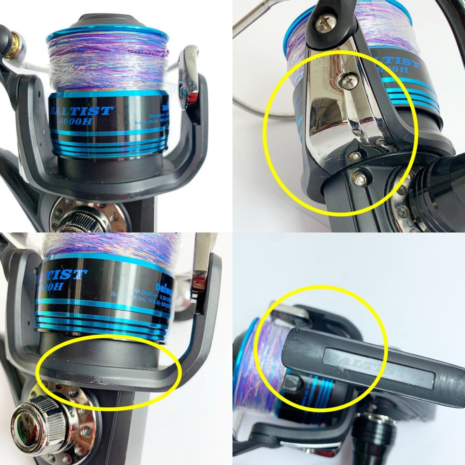 中古】 DAIWA ダイワ SALTIST 4000H/海外モデル スピニングリール B