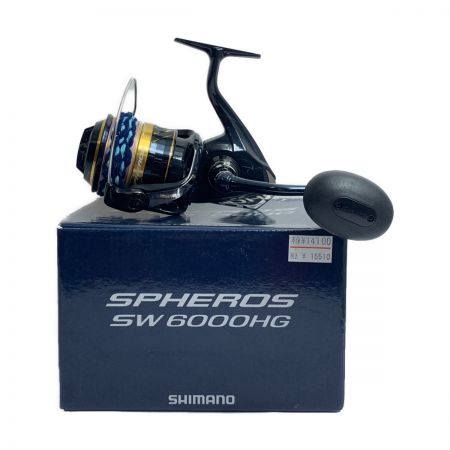  SHIMANO シマノ スフェロスSW 6000HG　スピニングリール 043634