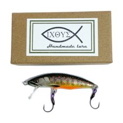 ★★ イクシュス ジュドー 55S 　ハンドメイド　シンキングミノー　重量約7ｇ オショロコマ Bランク