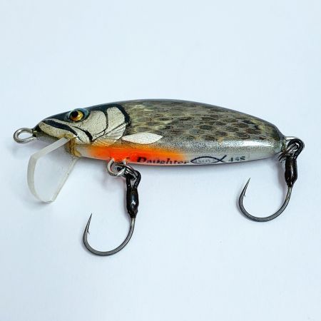  イクシュス ドウター　45S 約4ｇ　薄型シンキングミノー マムシ本革 箱、取扱説明書付