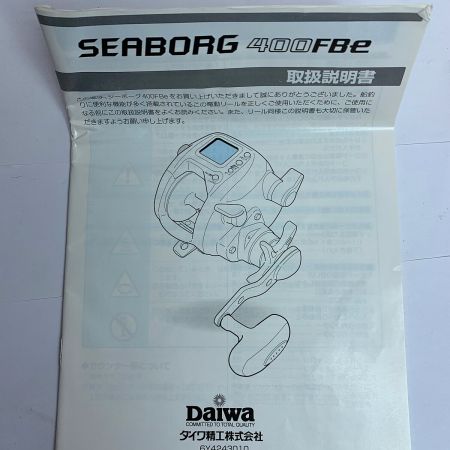  DAIWA ダイワ  SEABORG 400FBe 電動リール　稼働時間43H距離16.5km 801272