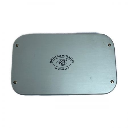  RICHARD WHEATLEY フライケース　9×14.8×2.8cm シルバー