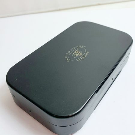  RICHARD WHEATLEY フライケース　ややスレあり ブラック　 9×14.8㎝