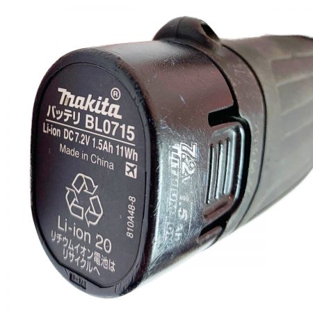  MAKITA マキタ 充電式ペンインパクトドライバ　充電器・充電池2個・ケース付 TD022D ブラック