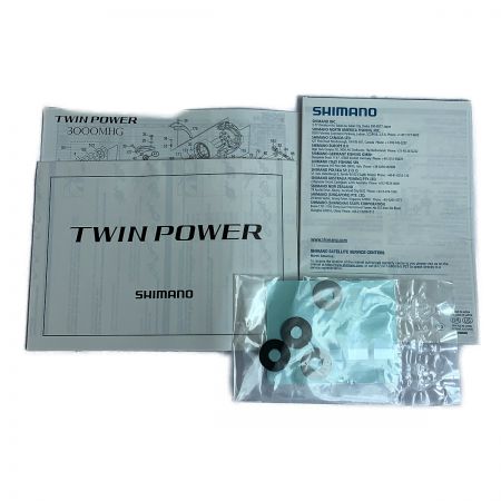  SHIMANO シマノ 20ツインパワー4000XG ハンドル社外品 04147 スプールエッジに小キズ有 