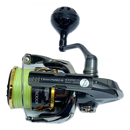 【中古】 SHIMANO シマノ 20ツインパワー4000XG ハンドル社外品