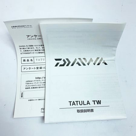  DAIWA ダイワ 19TATULA TW 100XH ベイトリール TW100XH