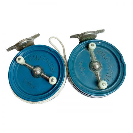   FUJI REEL　フジリール　タイコリール　40　 5個まとめ ブラック　 x ブルー系