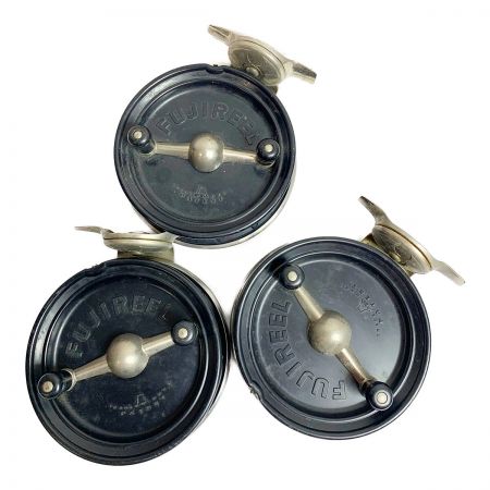   FUJI REEL　フジリール　タイコリール　40　 5個まとめ ブラック　 x ブルー系