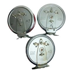 ★★ FUJI RELL　タイコリール　43　3個セット アズキ色 Bランク