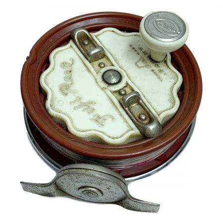  FUJI RELL　タイコリール　43　3個セット アズキ色