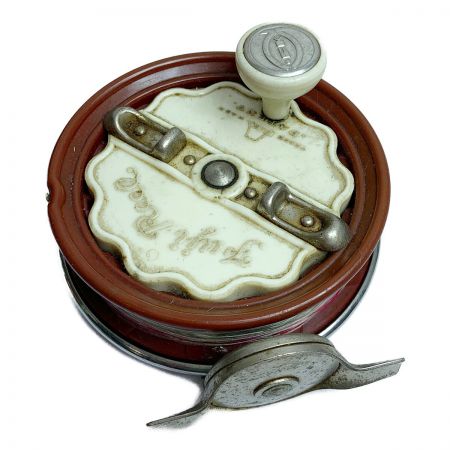  FUJI RELL　タイコリール　43　3個セット アズキ色