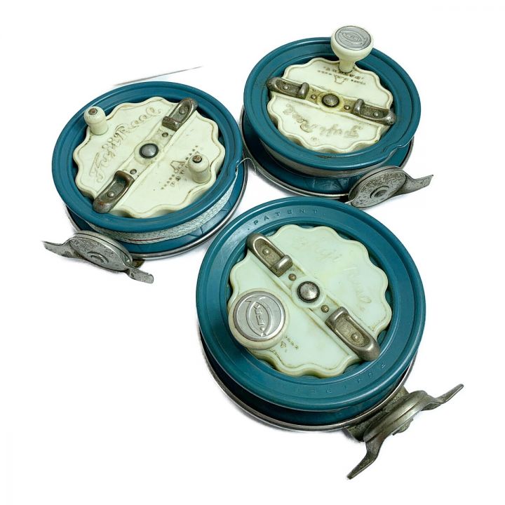 ●フジ タイコリール 青白 45 希少 太鼓 FUJI REEL 104 FUJI REEL タイコリール 6個まとめ 45 ブルー系 - 中古 - なんでも