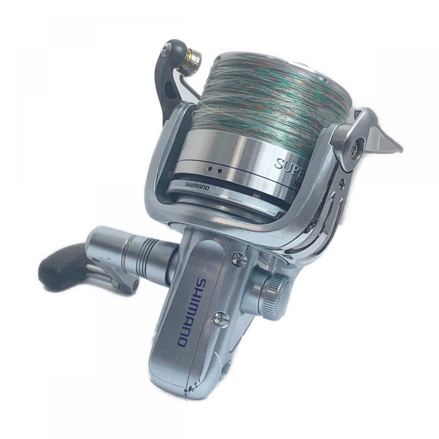 中古】 SHIMANO シマノ SUPER AERO EV スピニングリール スプール2個付