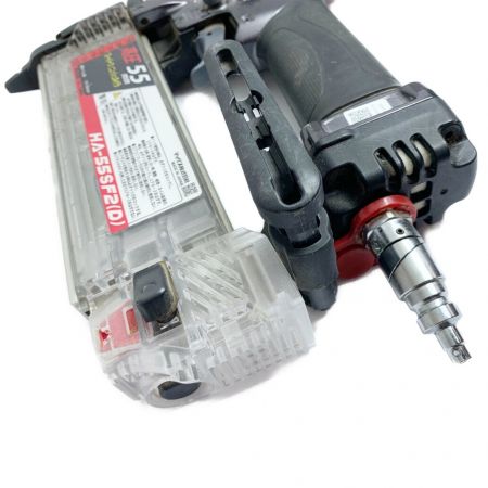  MAX マックス スーパーフィニッシュネイラ　高圧55ｍｍ HA-55SF2(D) ブラック×レッド x レッド 本体のみ