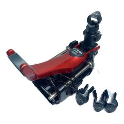 ★★ DAIWA ダイワ パワーホルダー速攻 160CH-E レッド クランプ L. M .S. SS　各1個 Bランク