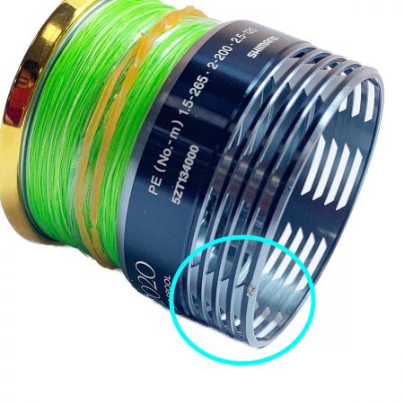  SHIMANO シマノ 夢屋 12 ヴァンキッシュ 　スプール V-2020 キズあり