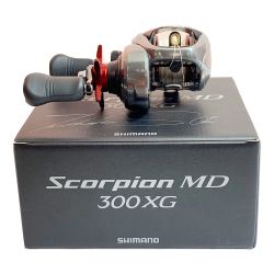 ★★ SHIMANO シマノ 21スコーピオンMD 300XG　ベイトリール 043573 酒井俊信サイン入り Aランク