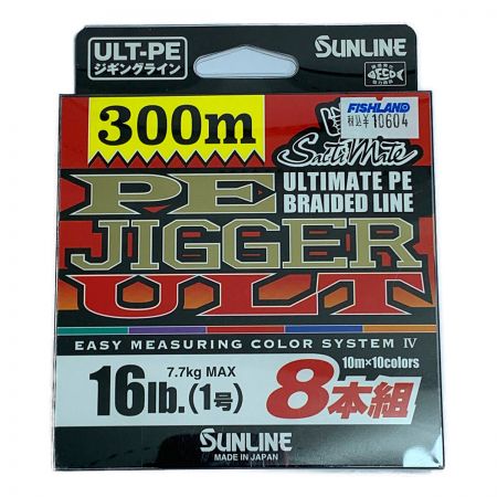  SUNLINE PE JIGGER ULT 16lb 1号 300m