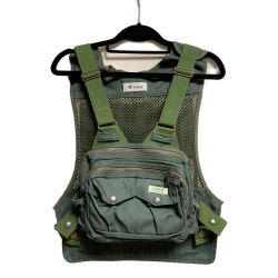 ★★ Foxfire フォックスファイヤー フィッシングベスト グリーン/カーキ系 Bランク