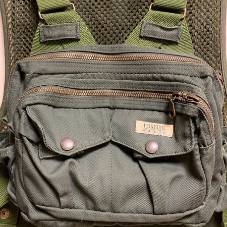  Foxfire フォックスファイヤー フィッシングベスト グリーン/カーキ系