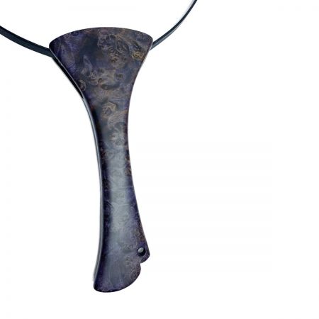  かねは商店 ランディングネット　ネットなし　全長42.5cm　フレームサイズ25×26cm パープル系