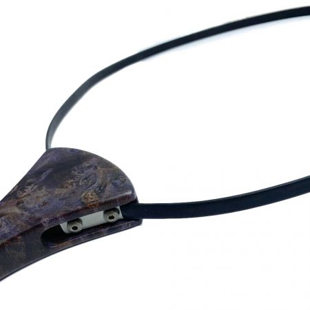  かねは商店 ランディングネット　ネットなし　全長42.5cm　フレームサイズ25×26cm パープル系