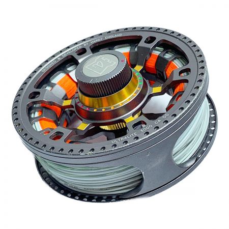  HARDY ハーディー ウルトラライト　フライリール　ポーチ付 ｳﾙﾄﾗﾗｲﾄ キズあり