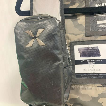  SHIMANO シマノ フィッシングベスト 　レジャー用ライフジャケット　VF-278R 使用感あり