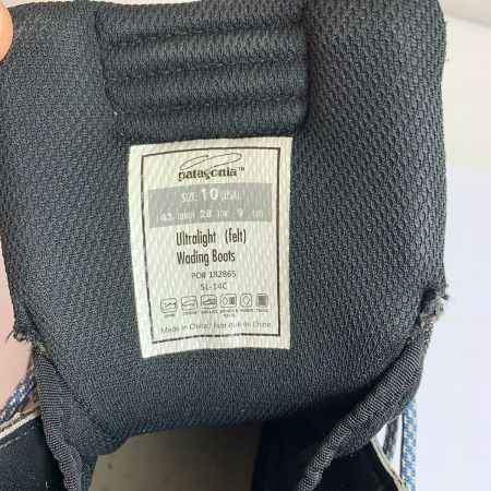  Patagonia パタゴニア ウェーディングブーツ　SIZE10（USA)　28cm ブラック系 x グレー
