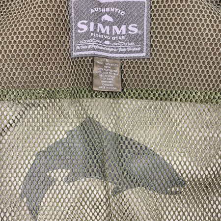  SIMMS シムス　ベスト　Mサイズ アイボリー x アイボリー系