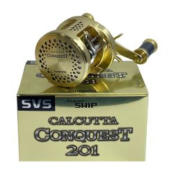 ★★ SHIMANO シマノ カルカッタコンクエスト201 バサートハンドルノブ付 RH441201 キズあり Bランク