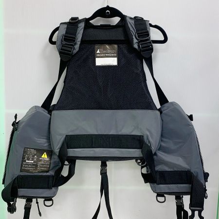  Rearth フィッシングベスト　ライフジャケット ブラック x グレー系