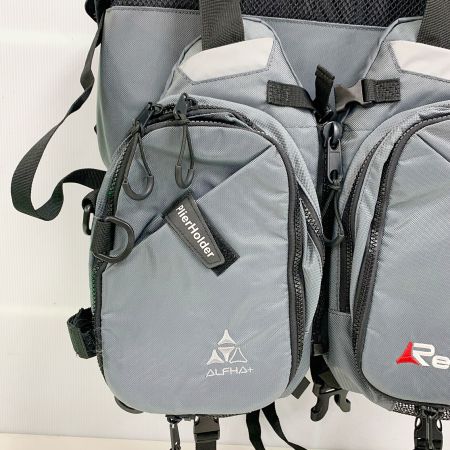  Rearth フィッシングベスト　ライフジャケット ブラック x グレー系