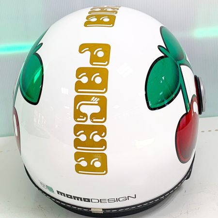  MOMOデザイン バイクヘルメット　FGTR JPN PACHA WHIGHT Dec.Cherry ML