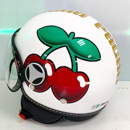  MOMOデザイン バイクヘルメット　FGTR JPN PACHA WHIGHT Dec.Cherry ML
