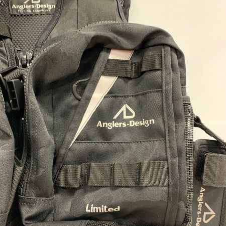  Anglers-Design ゲームベスト　フィッシングベスト ブラック